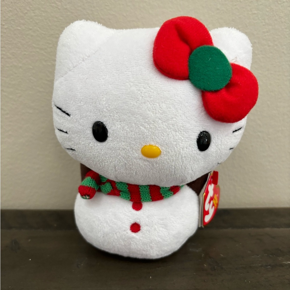 TY Hello Kitty Christmas Doll